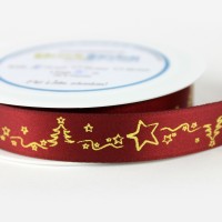 Dekoband "Ranke mit Sternchen und Bäumchen"