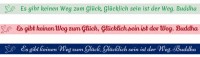 Spruchband, Hochzeit, Buddha