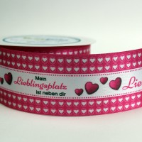 Geschenkband - Verliebt in meinen Lieblingsmensch